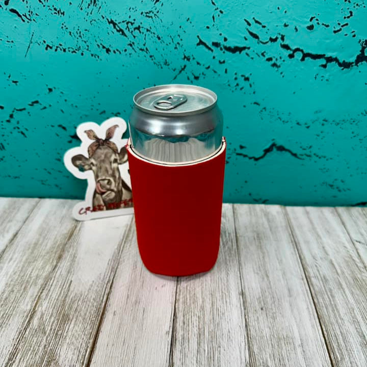Neoprene Regular Can Coolers W/ Magnet-Solids