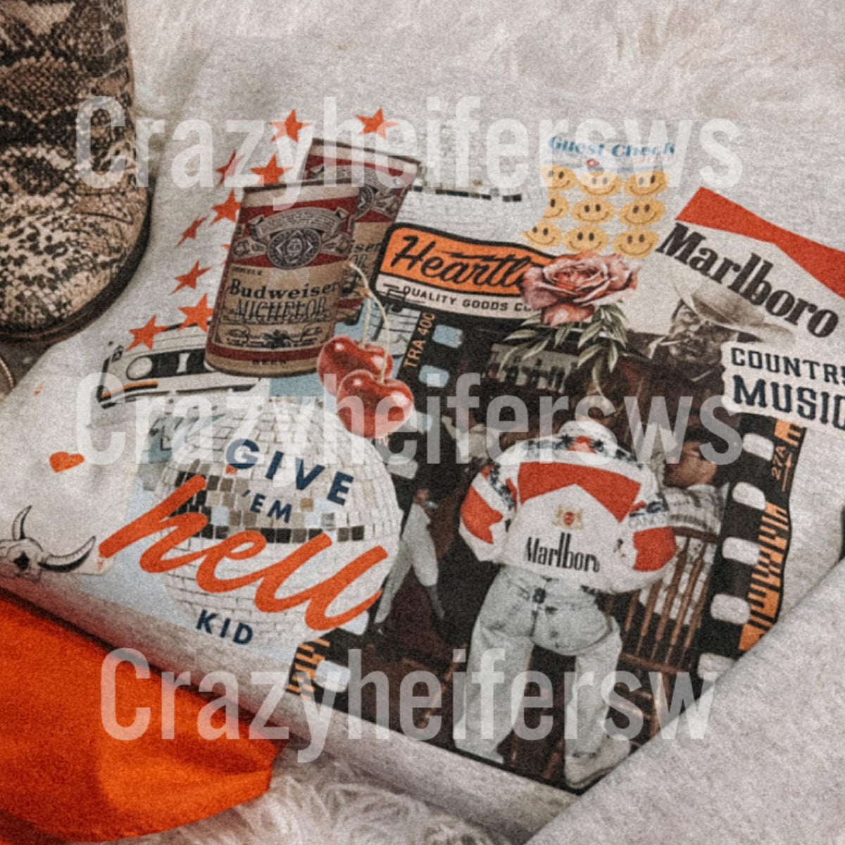 DTF Heat Transfers- Outlaw Country