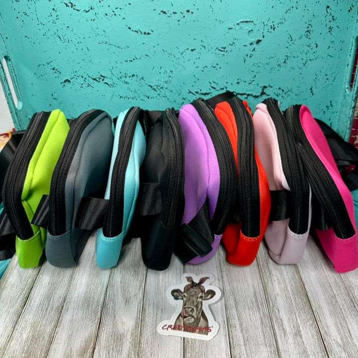 Neoprene Belt Bags- Solids