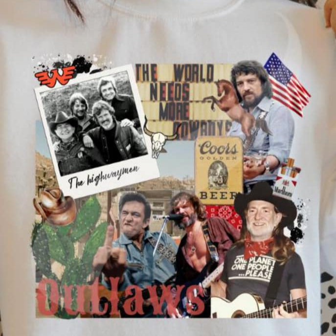 DTF Heat Transfers- Outlaw Country