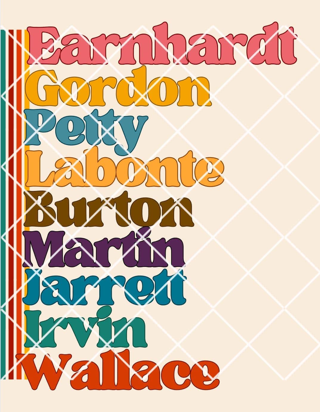 DTF Heat Transfers- Racing