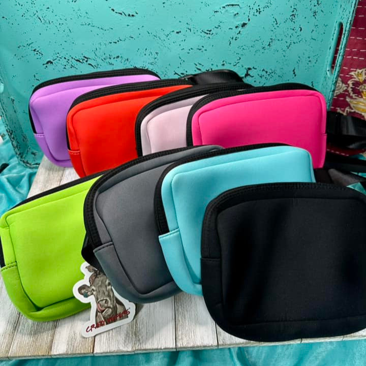 Neoprene Belt Bags- Solids