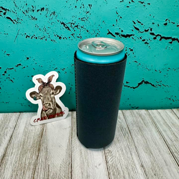 Neoprene Slim Can Coolers W/ Magnet-Solids