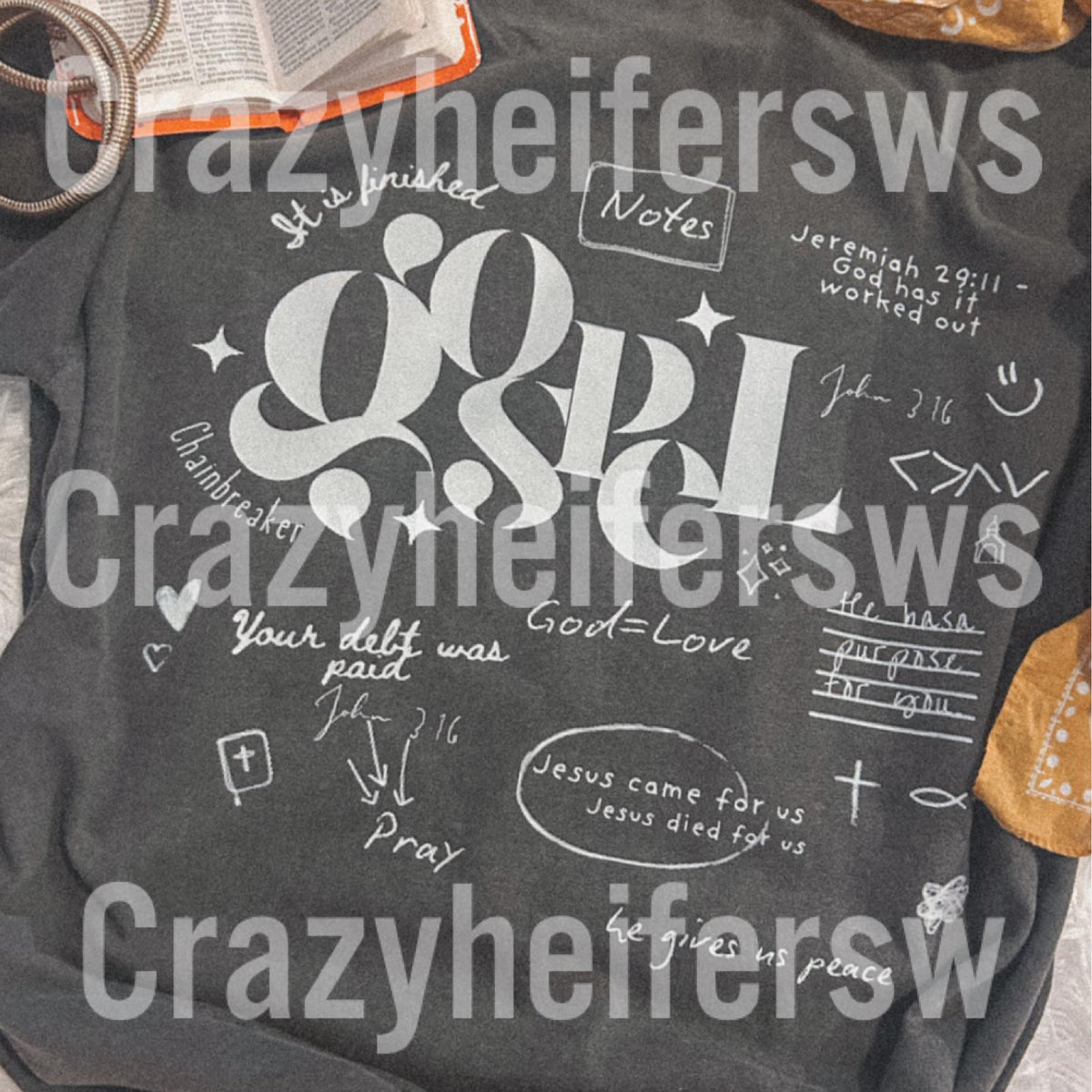 DTF Heat Transfers- Praise and Worship