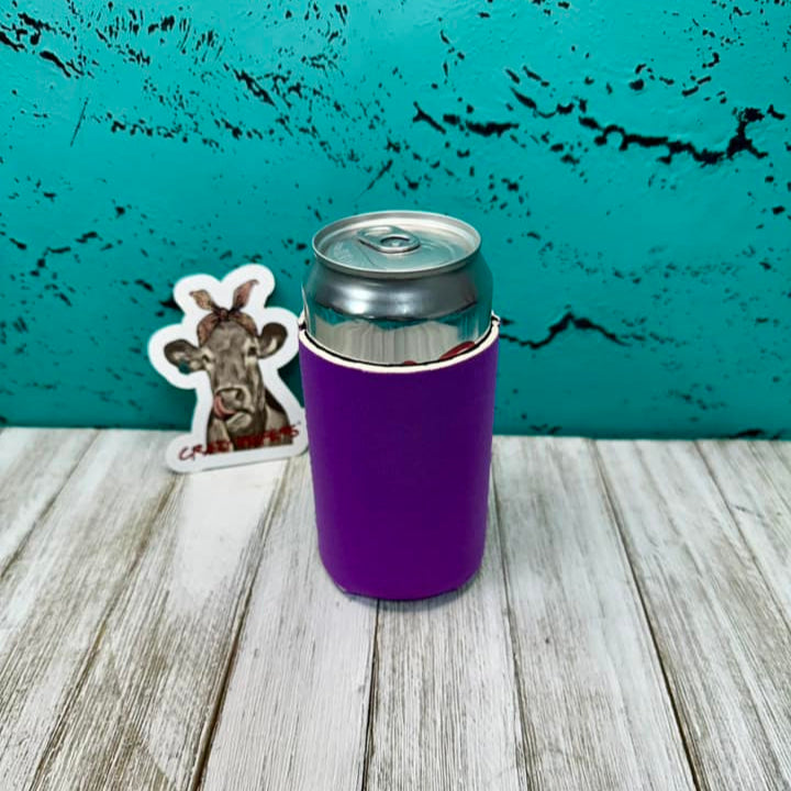 Neoprene Regular Can Coolers W/ Magnet-Solids