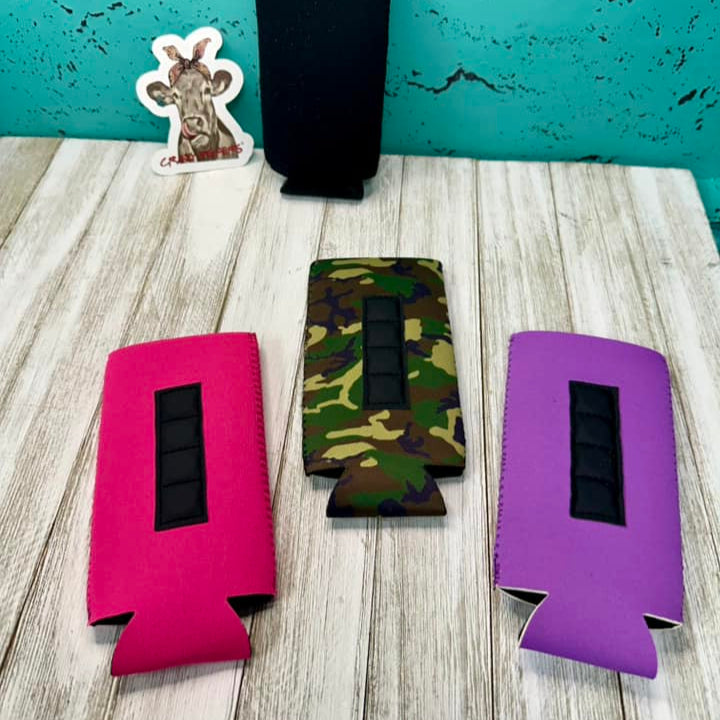 Neoprene Slim Can Coolers W/ Magnet-Solids