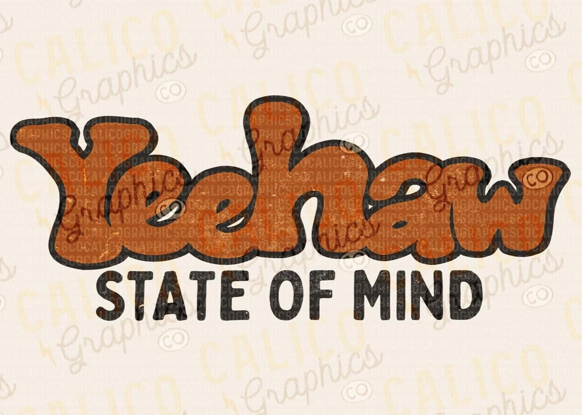 DTF Heat Transfers- Yeehaw