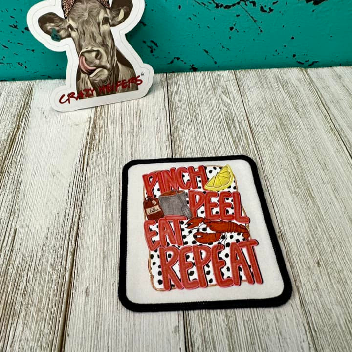 DTF Patches Crawfish Season-Iron on