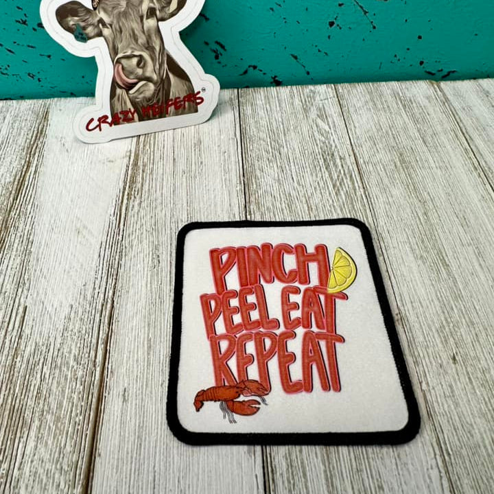 DTF Patches Crawfish Season-Iron on