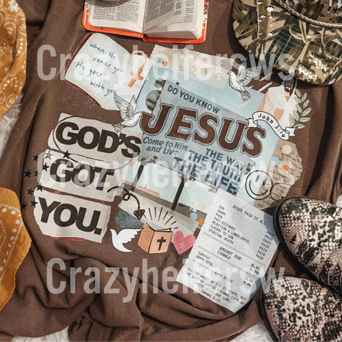 DTF Heat Transfers- Praise and Worship