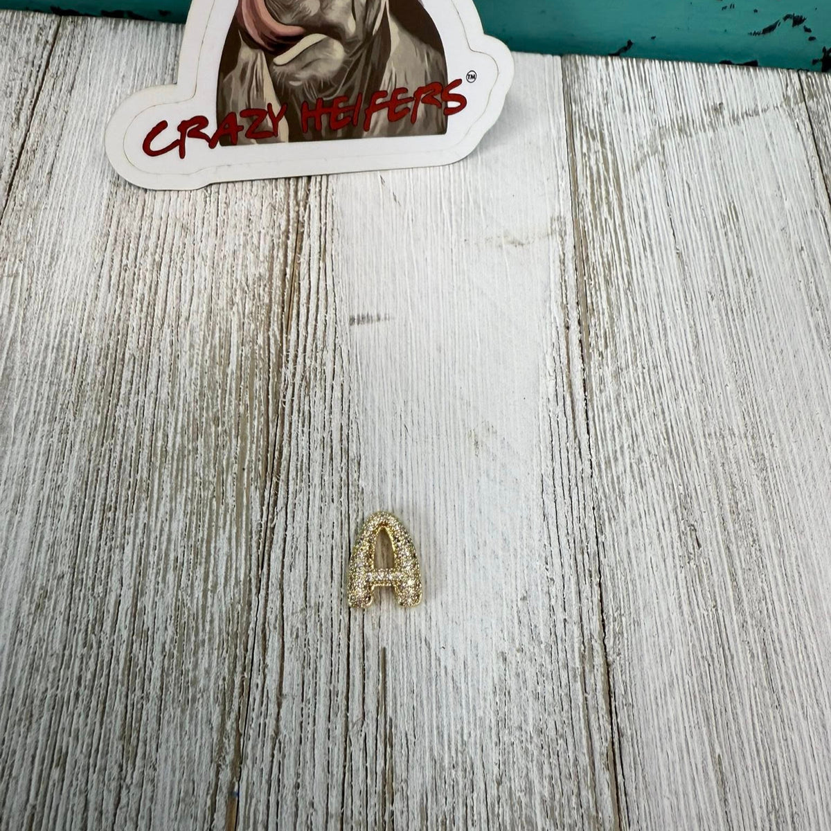 Bubble Initial Slide Charm Bracelet