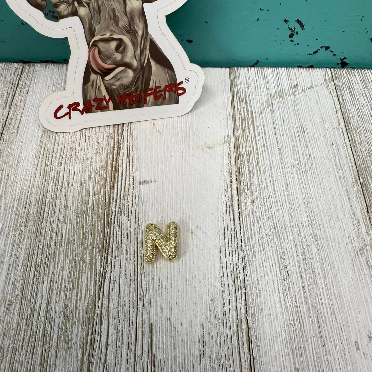 Bubble Initial Slide Charm Bracelet