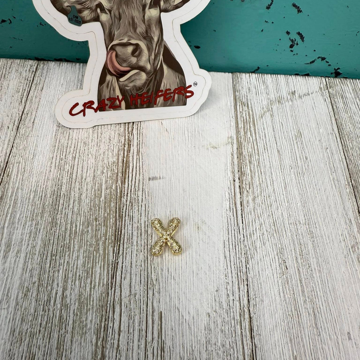 Bubble Initial Slide Charm Bracelet