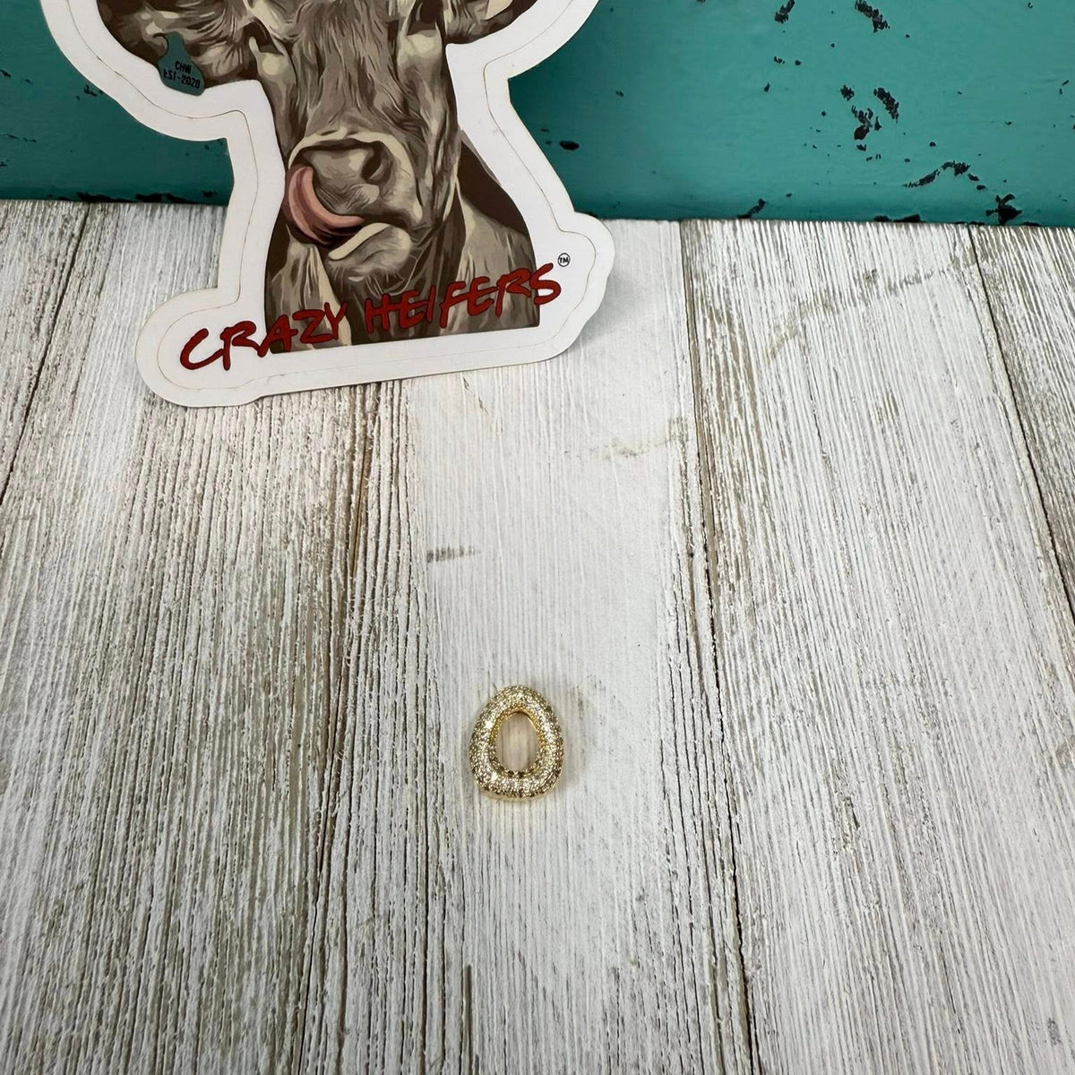 Bubble Initial Slide Charm Bracelet