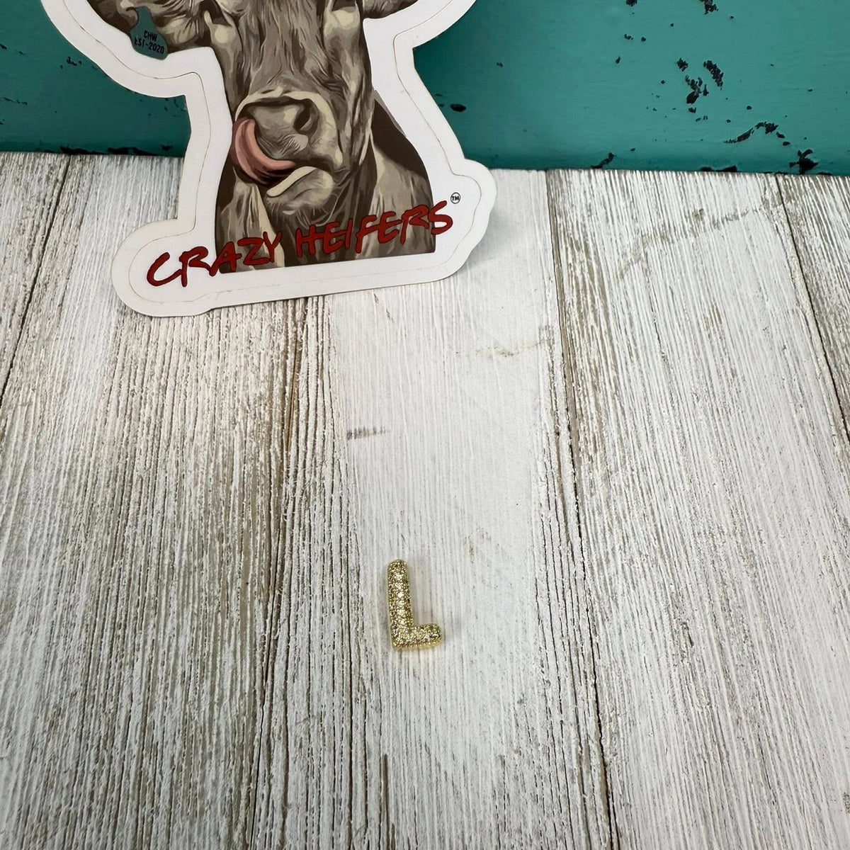 Bubble Initial Slide Charm Bracelet