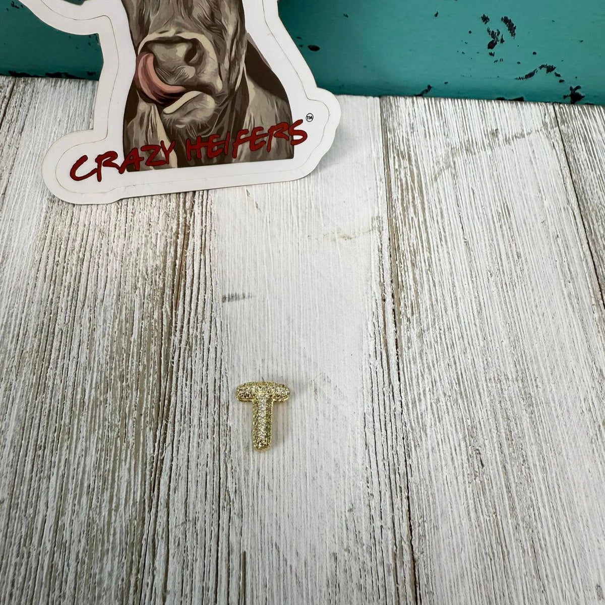 Bubble Initial Slide Charm Bracelet