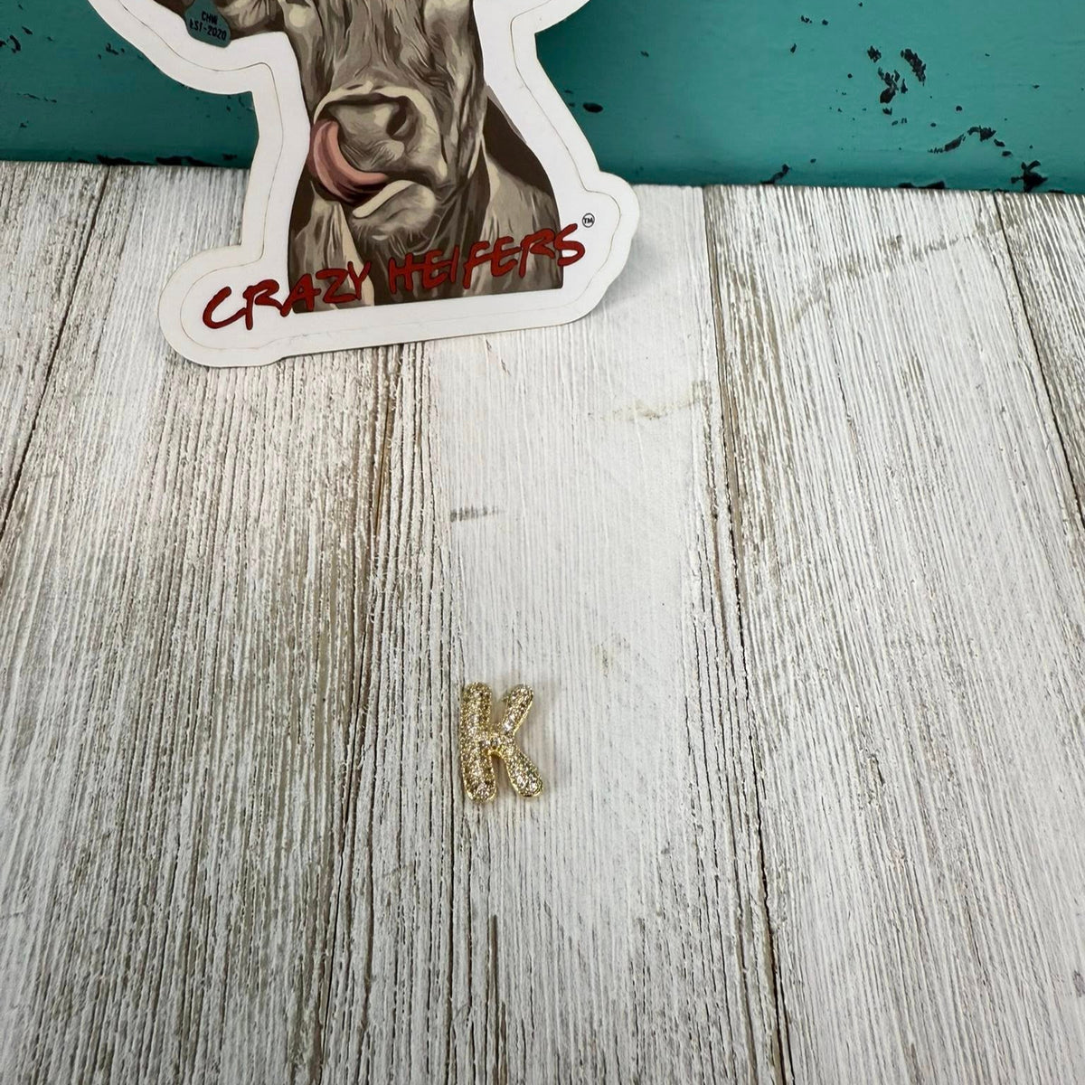 Bubble Initial Slide Charm Bracelet