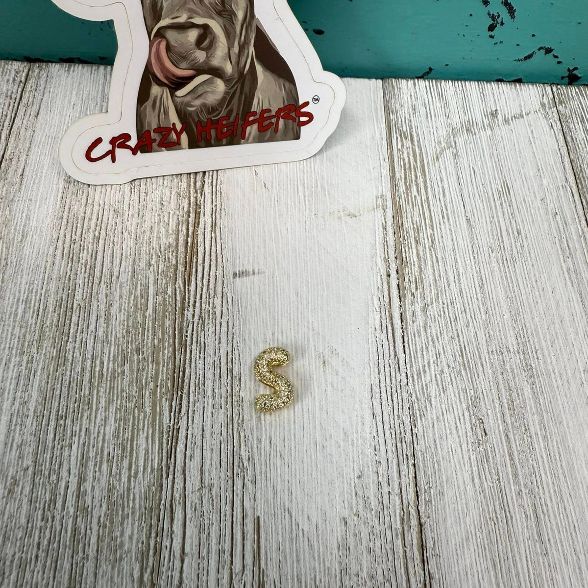 Bubble Initial Slide Charm Bracelet