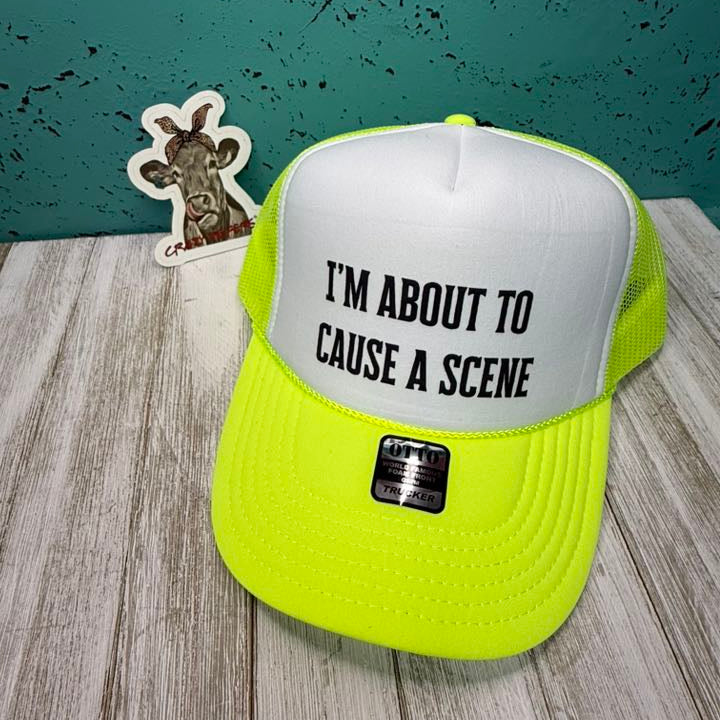 Trucker Hat W/DTF Print-Snarky | V2