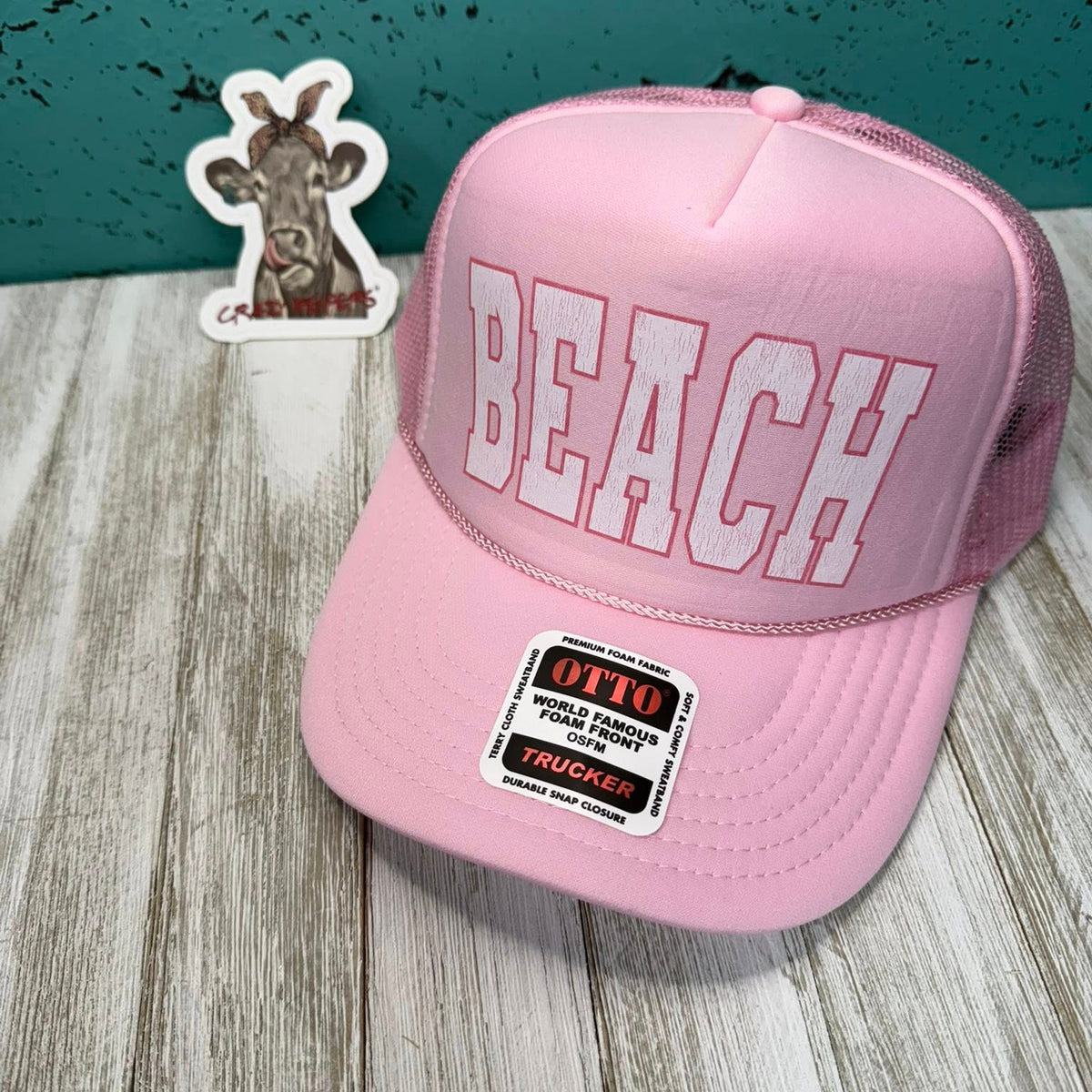 Trucker Hat W/DTF Print-Summer