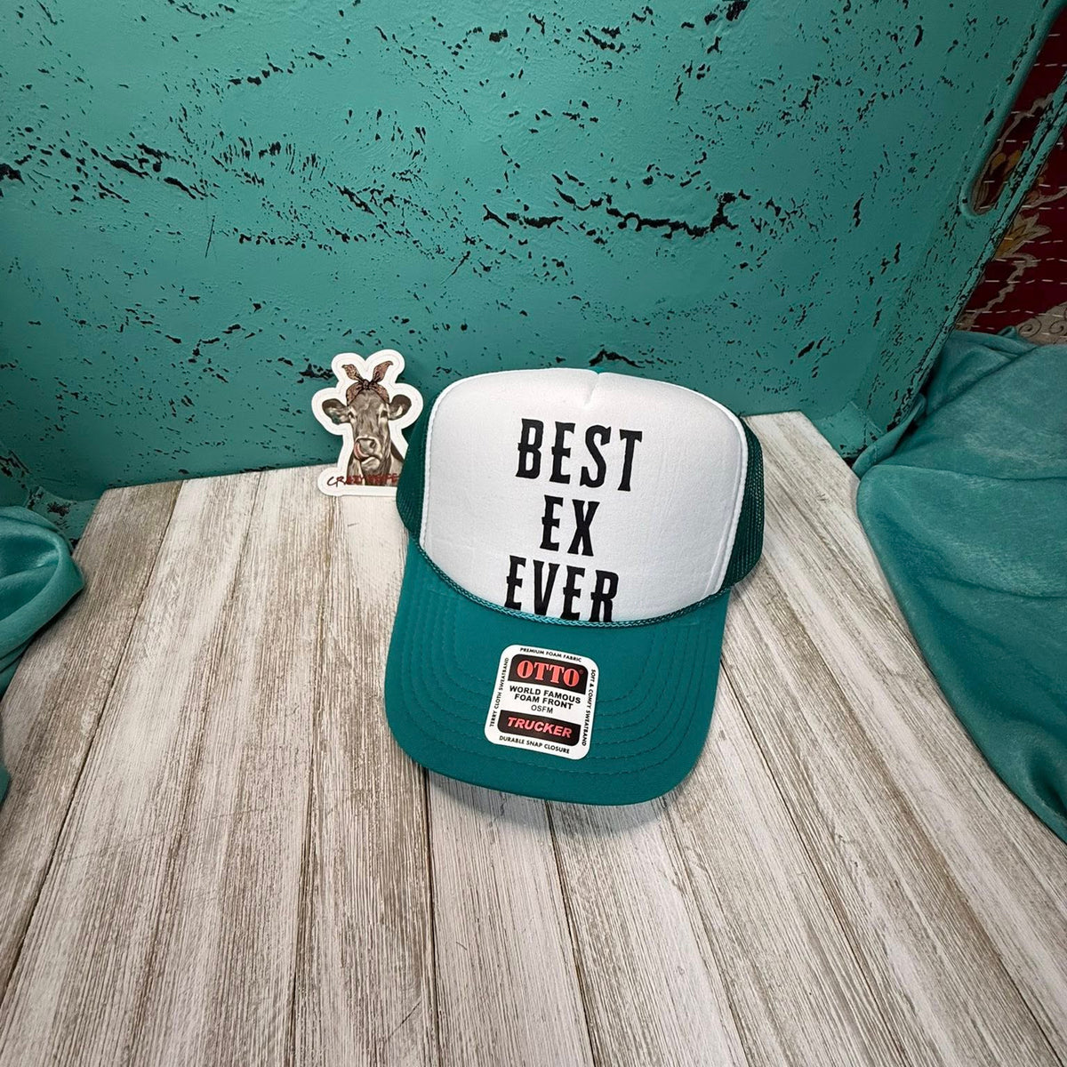 Trucker Hat W/DTF Print-Snarky