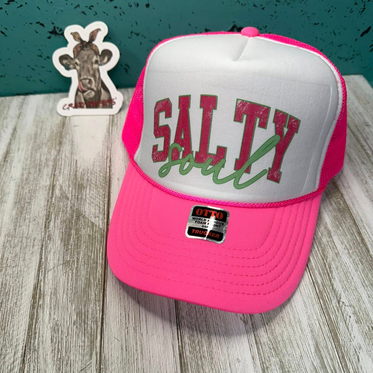 Trucker Hat W/DTF Print-Summer