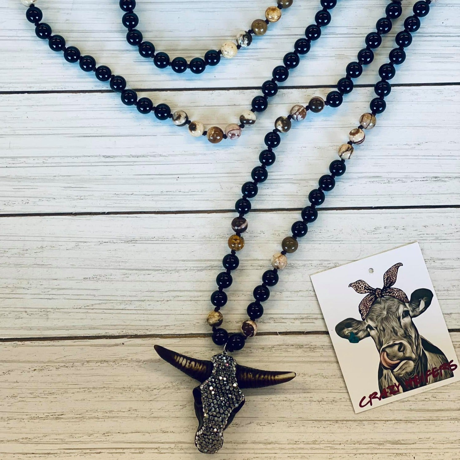 Steer Head Necklace #2