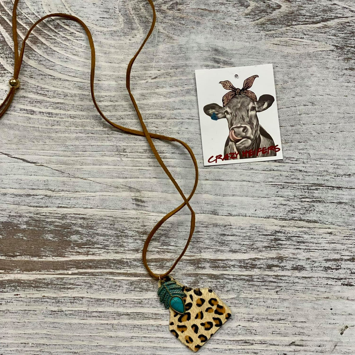 Cow Tag Necklace