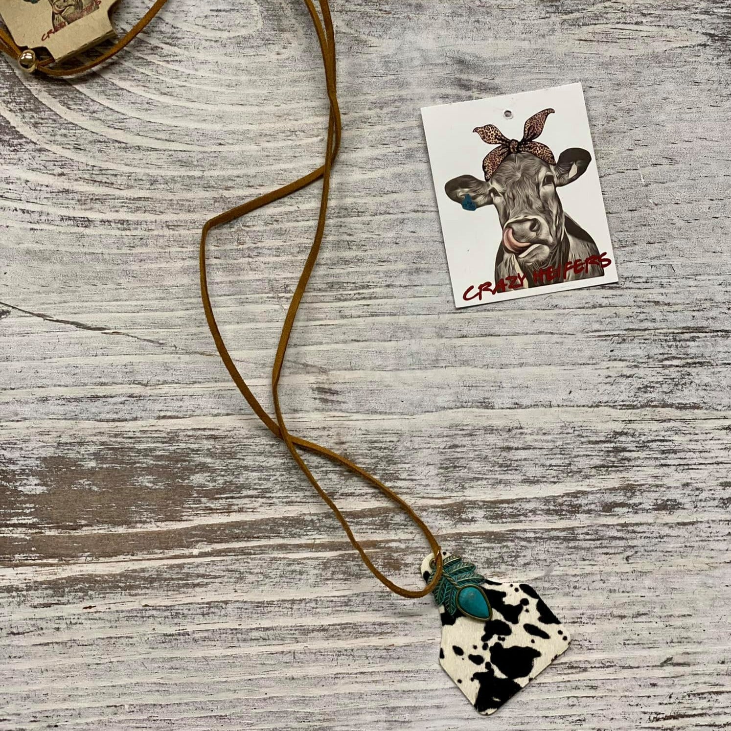 Cow Tag Necklace