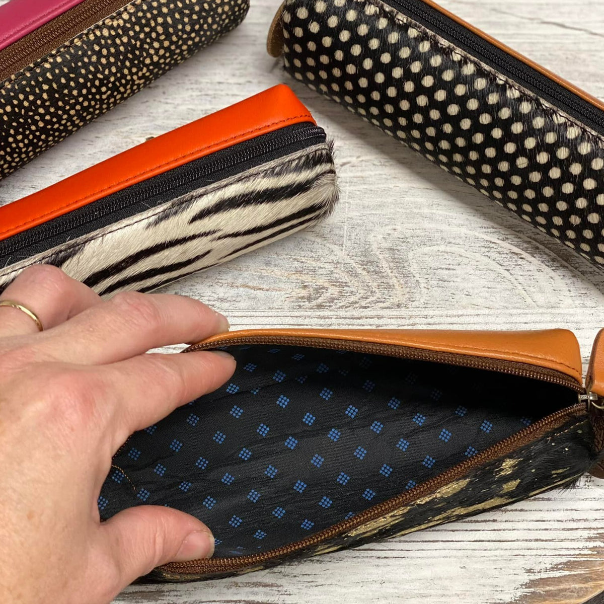 Makeup/Pencil Pouch-Mixed Prints