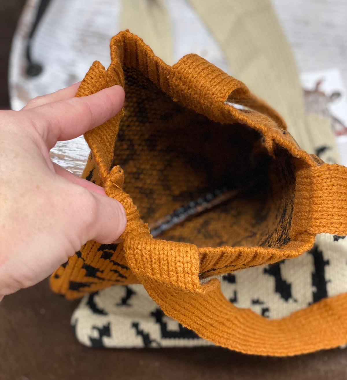 Leopard Sweater Bags