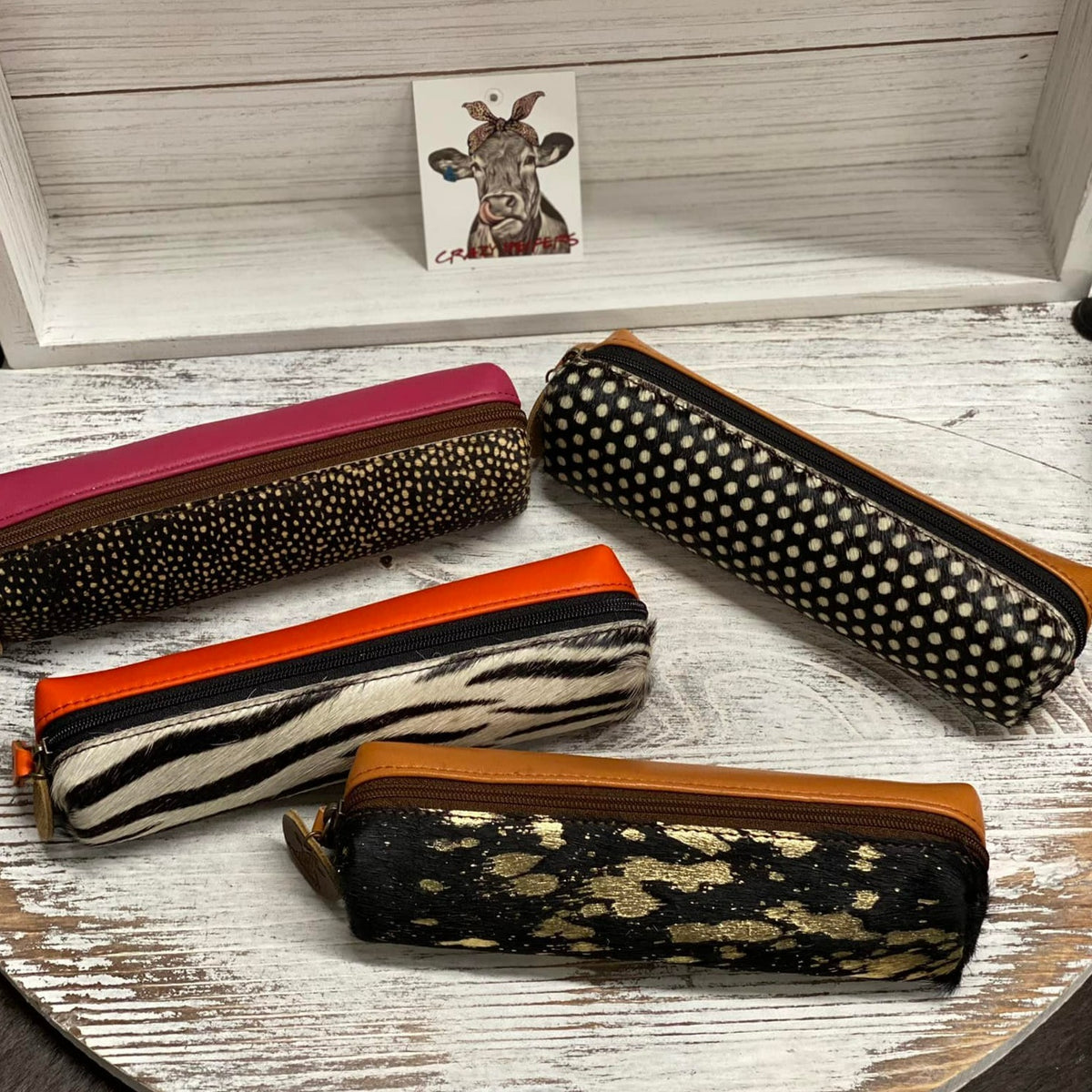 Makeup/Pencil Pouch-Mixed Prints