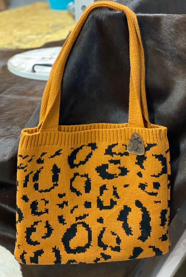 Leopard Sweater Bags