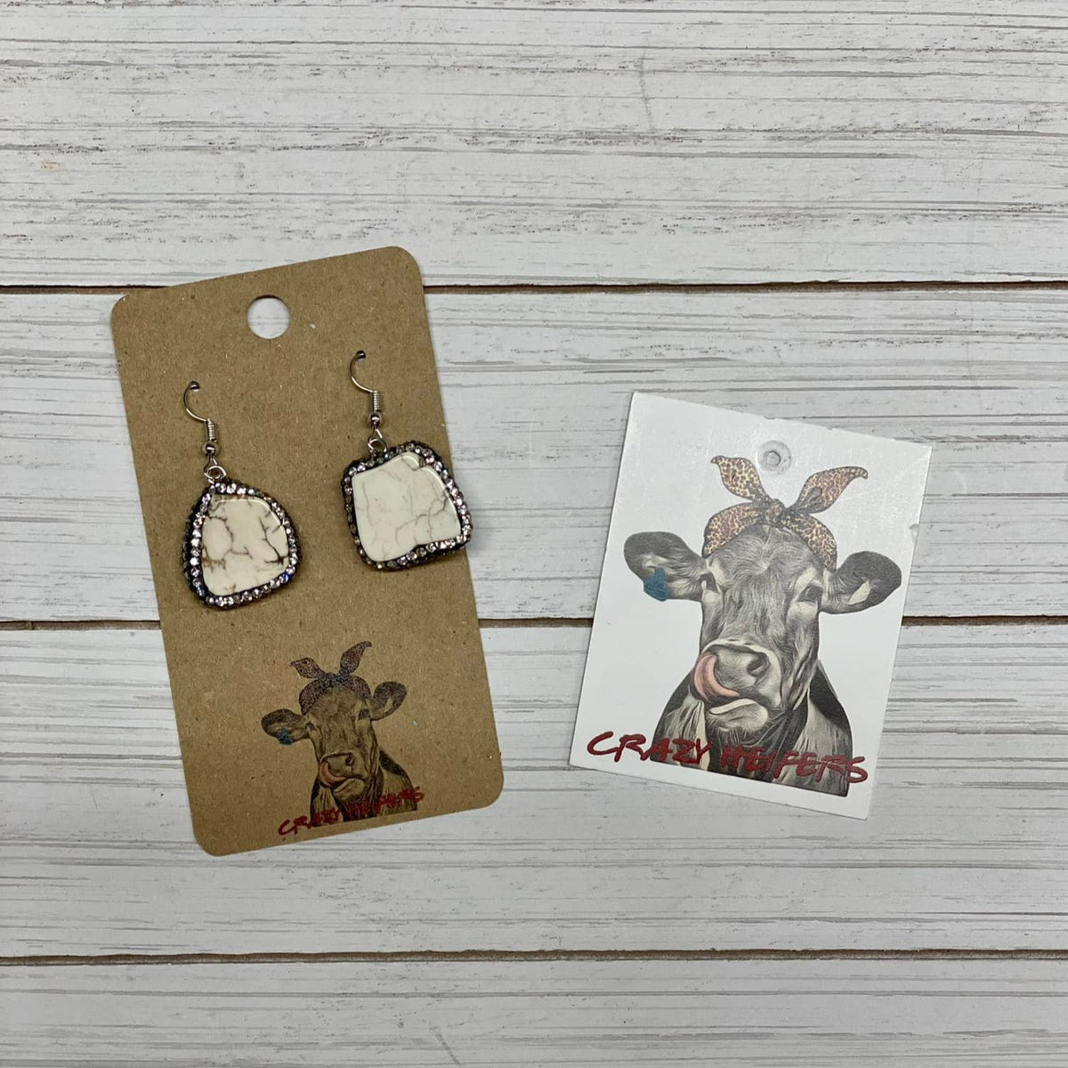 Stone Dangle Earrings