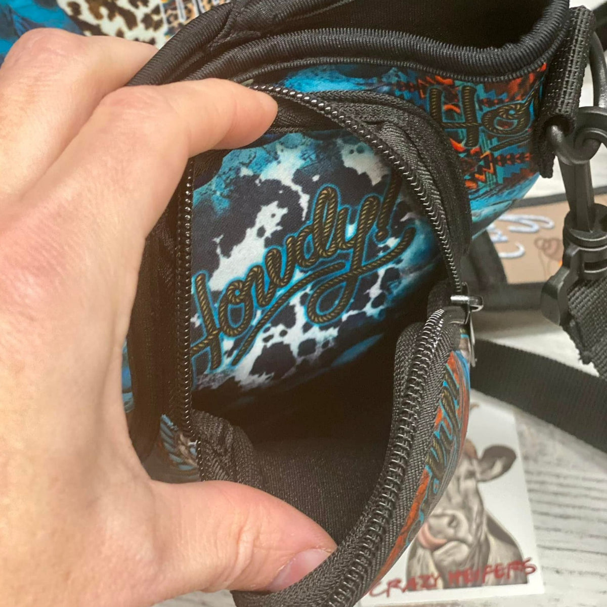 Neoprene Water Bottle Hoder W/Pouch