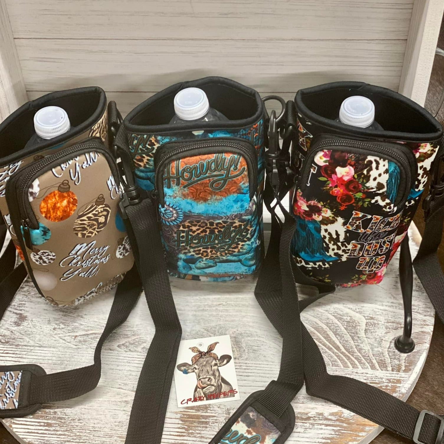 Neoprene Water Bottle Hoder W/Pouch