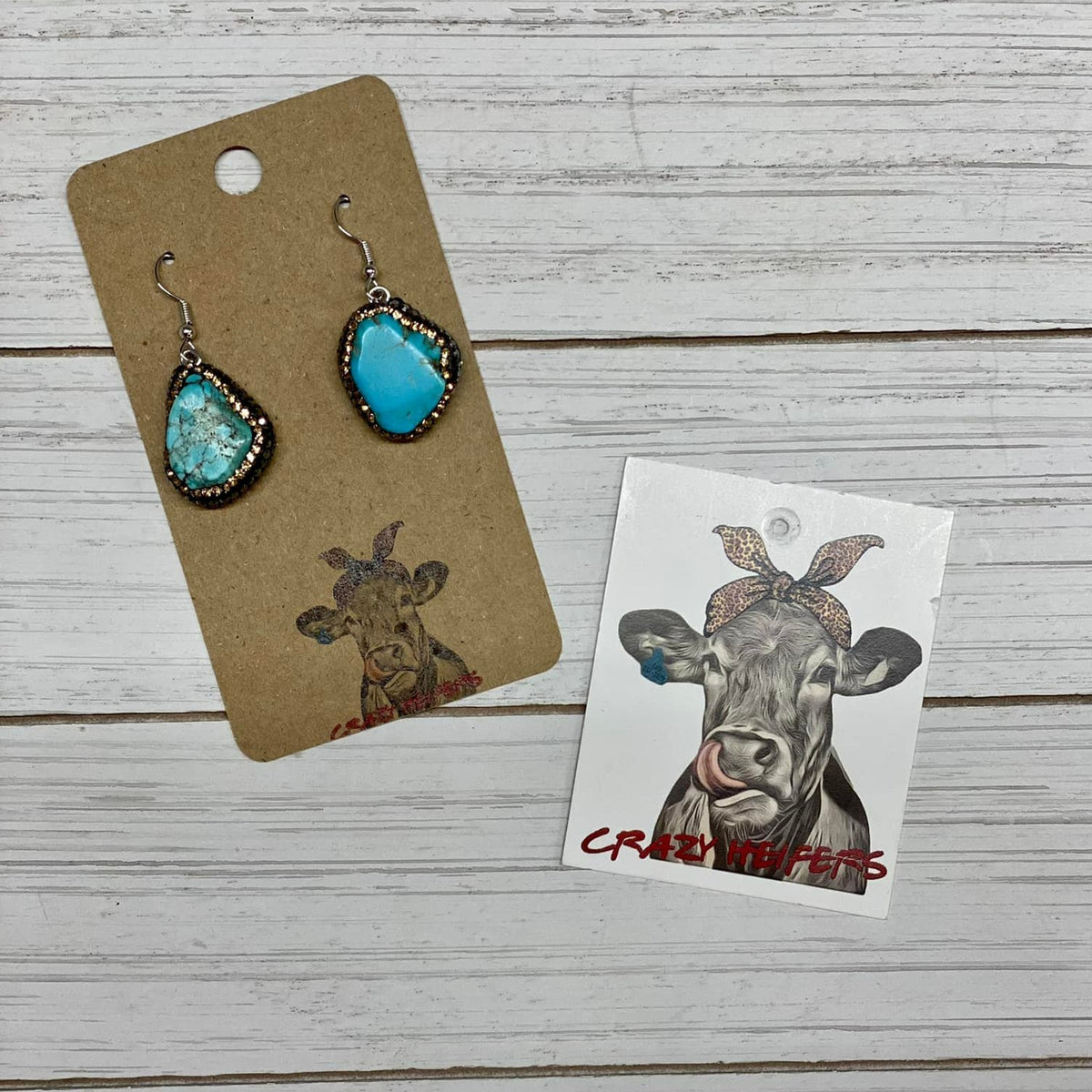 Stone Dangle Earrings