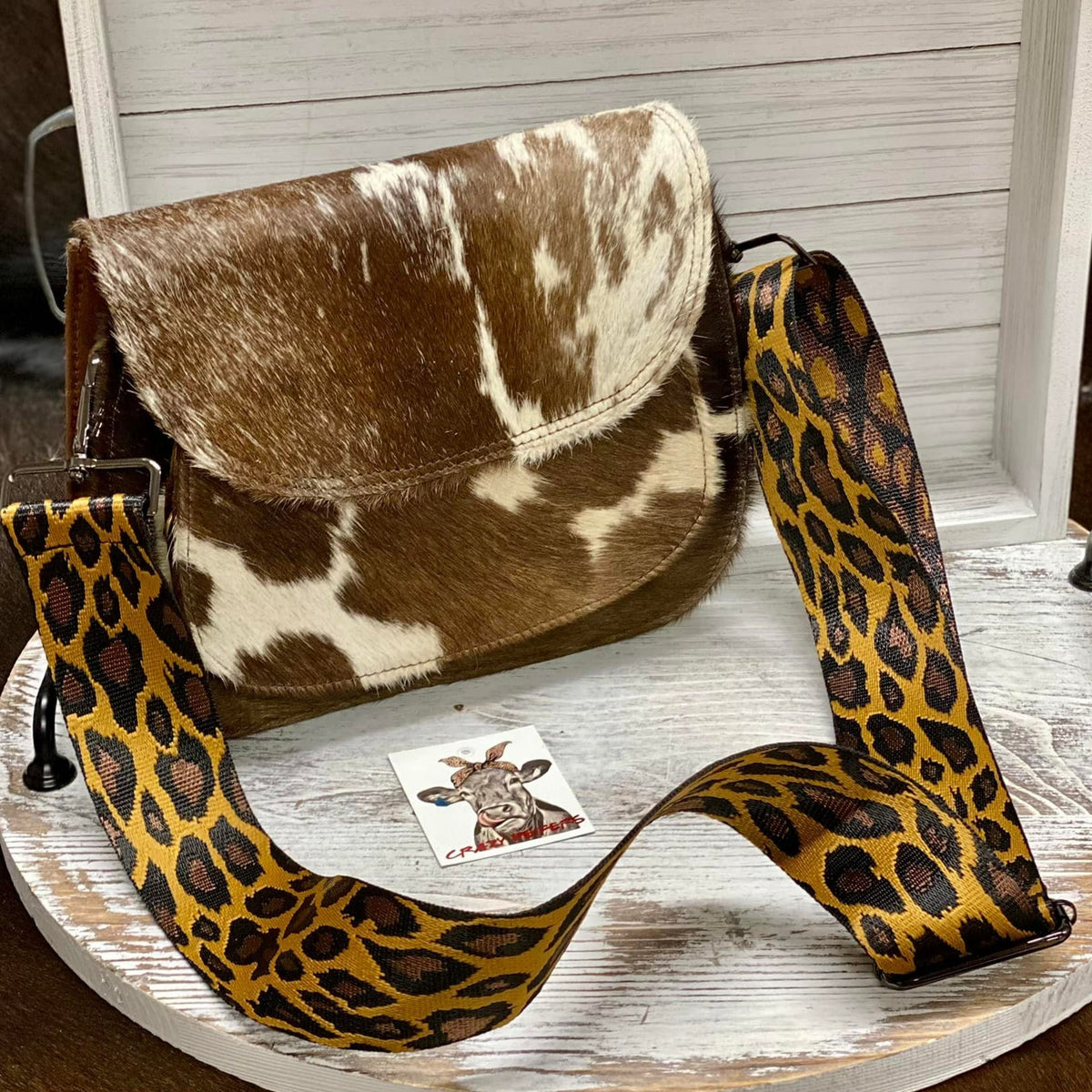 Canvas Guitar Straps Two Inch-Leopard Print