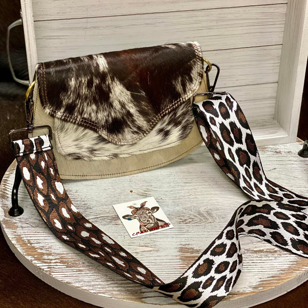 Canvas Guitar Straps Two Inch-Leopard Print