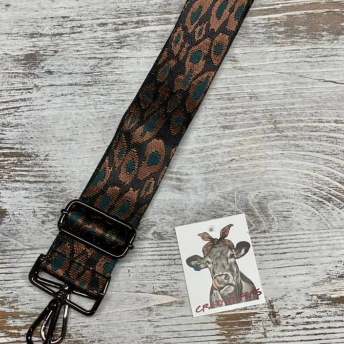 Canvas Guitar Straps Two Inch-Leopard Print