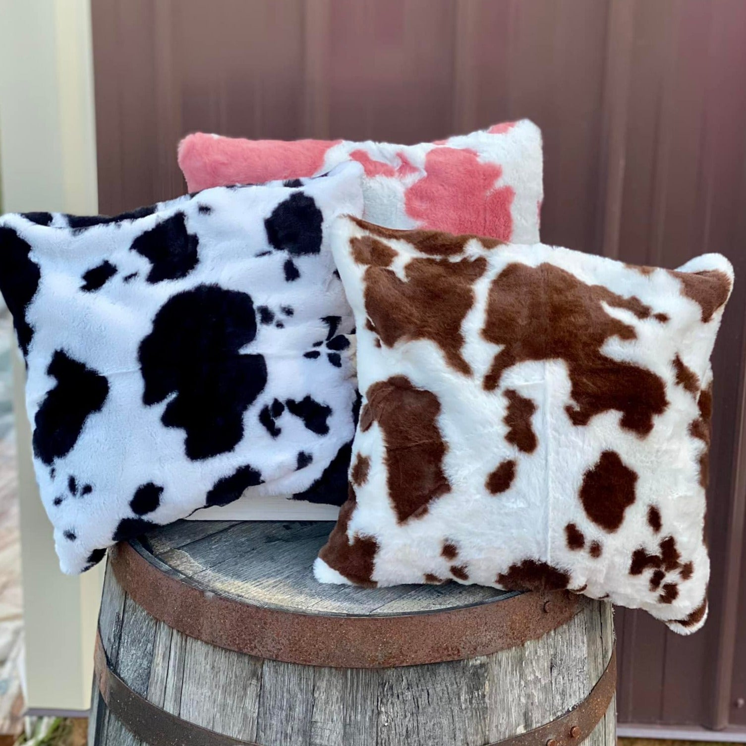 Cow Print Pillow Covers