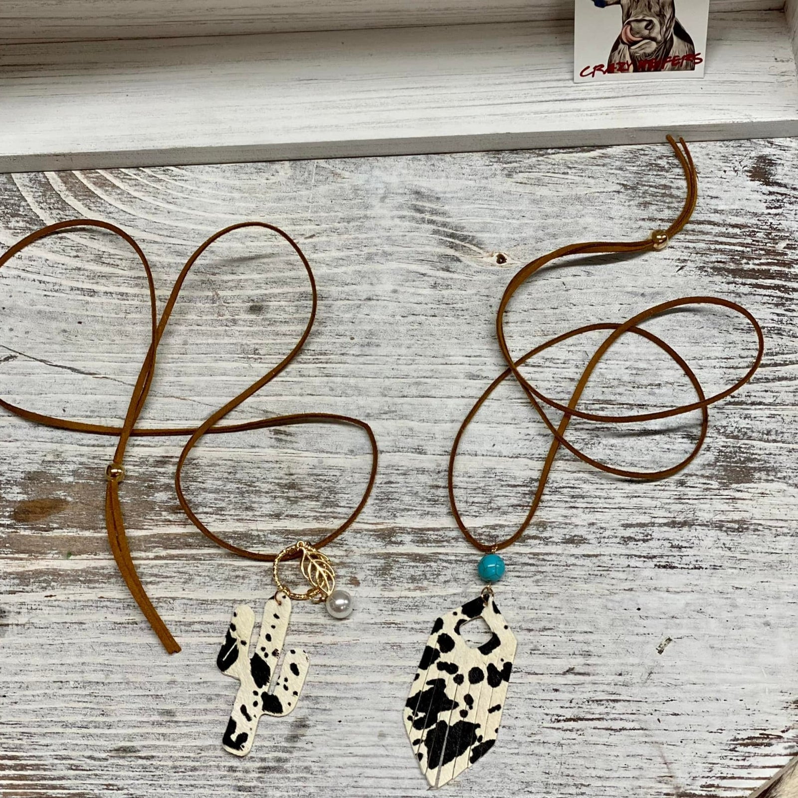 Cowhide Necklace