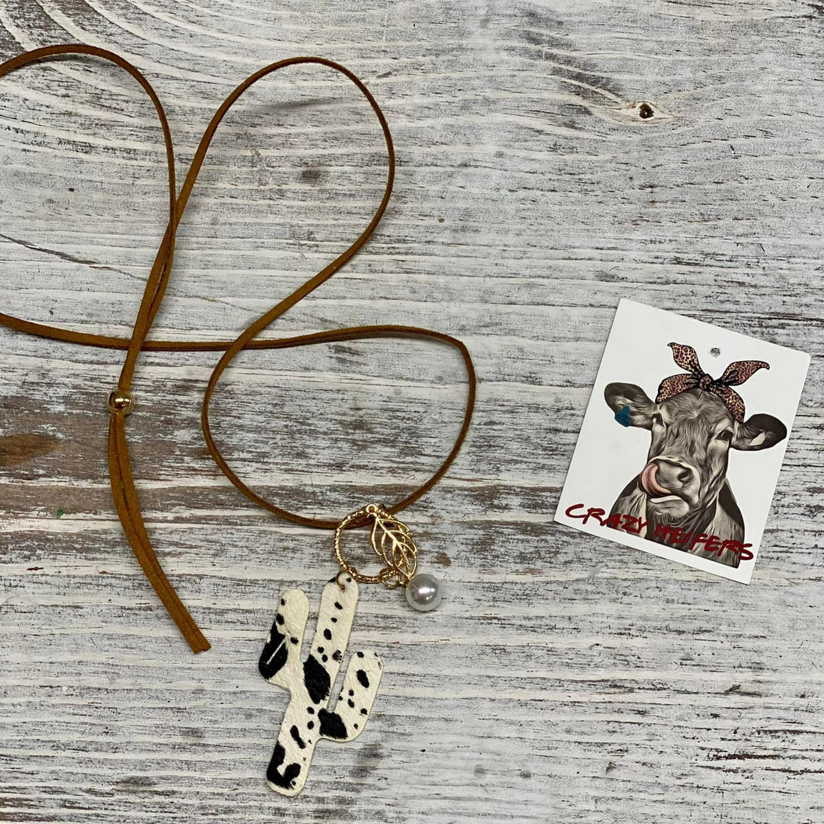 Cowhide Necklace