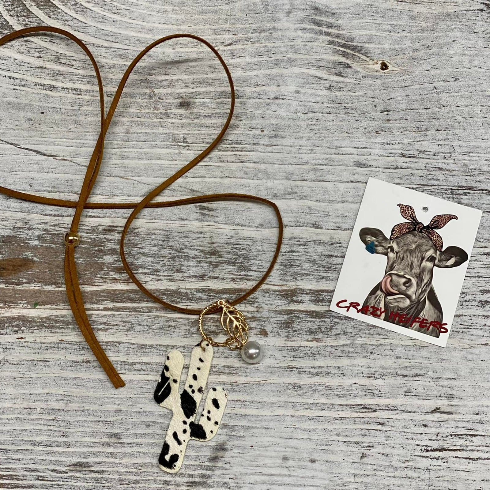 Cowhide Necklace