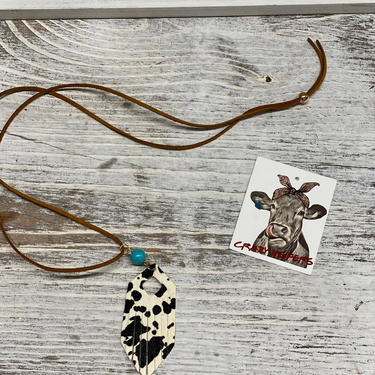 Cowhide Necklace