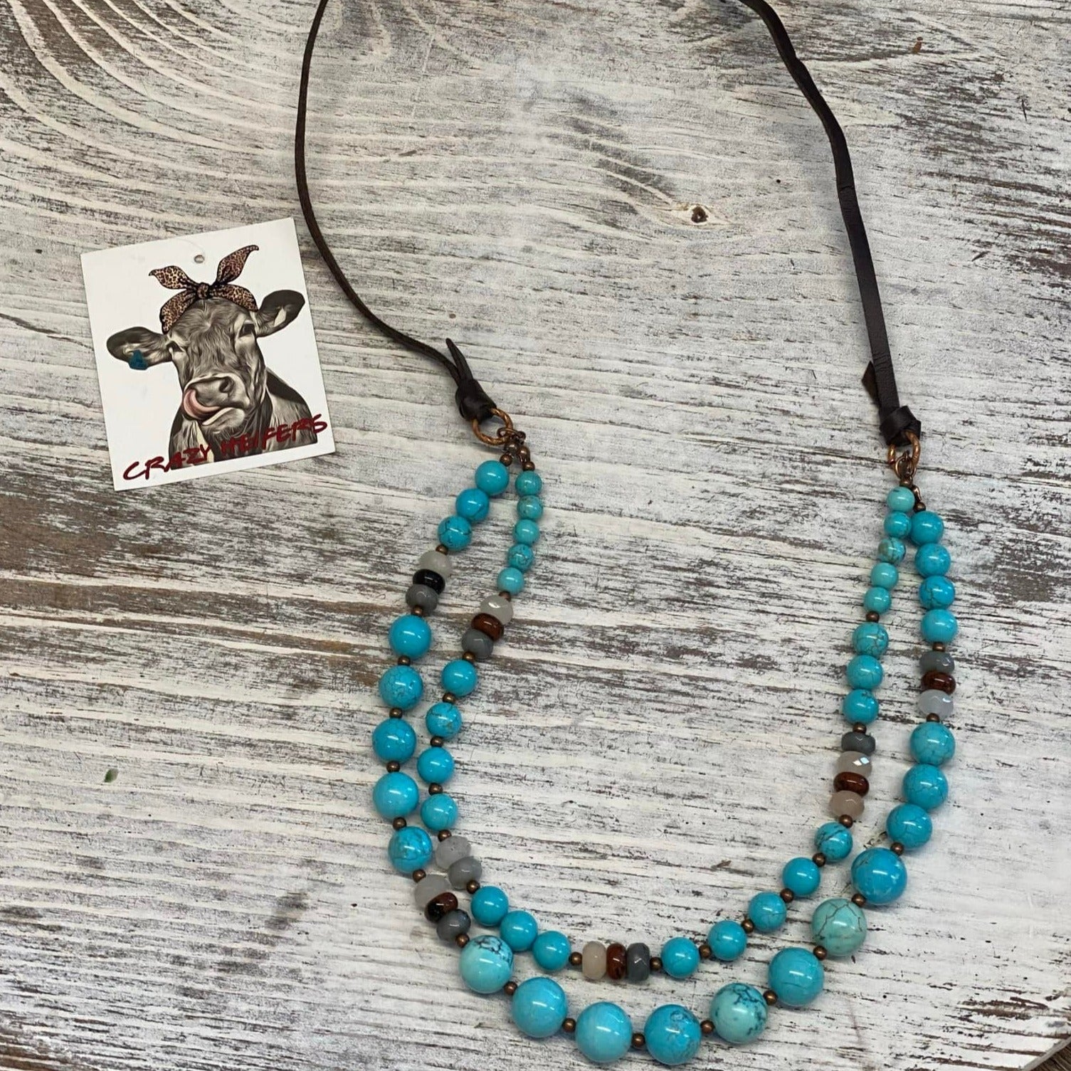 Layered Stone Necklace