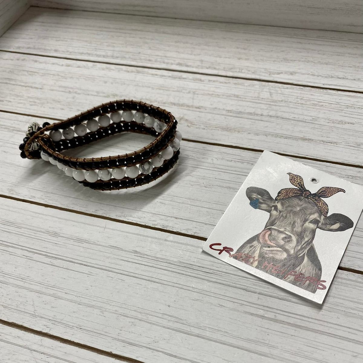 Crystal Glass Wrap Bracelets