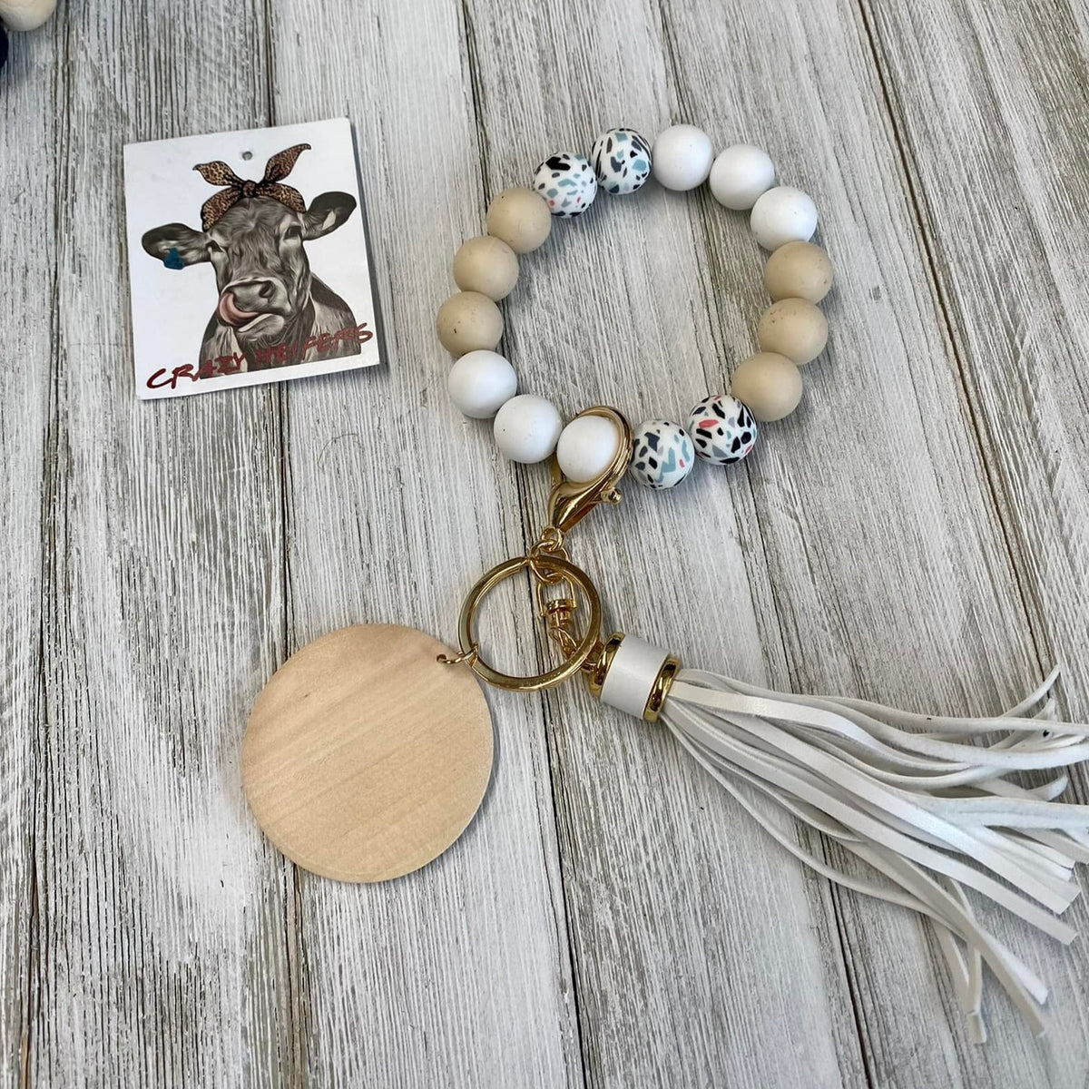 Silicone Bangle Keychain-Summer