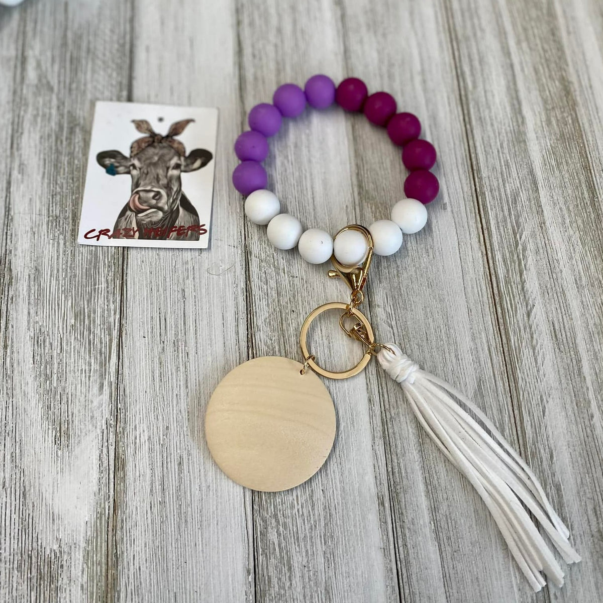 Silicone Bangle Keychain-Multi