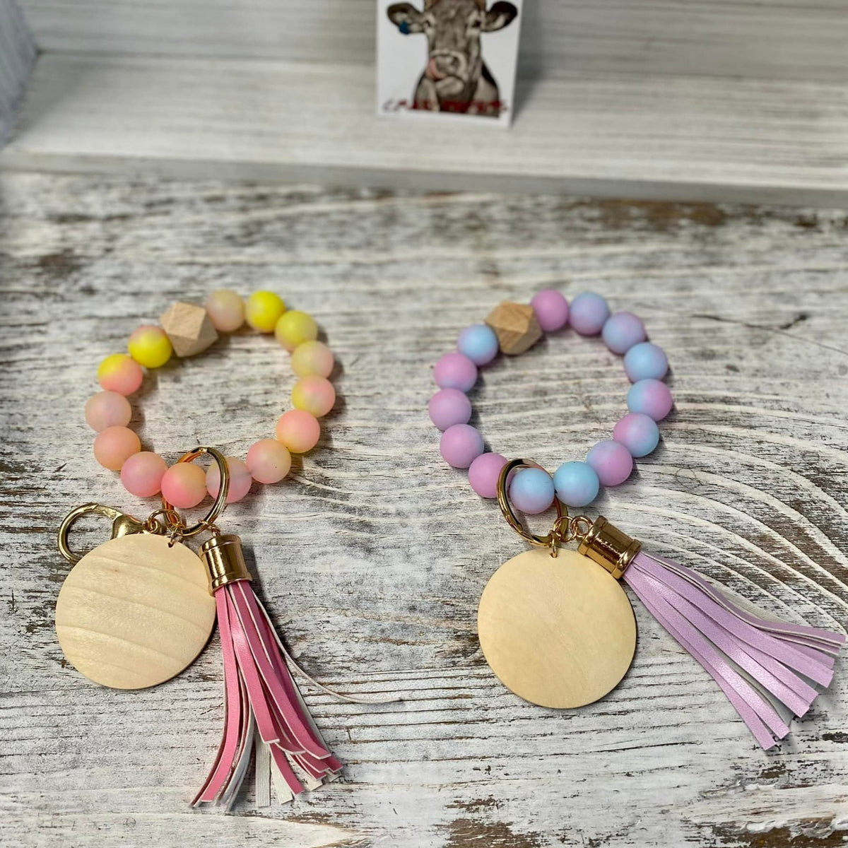 Silicone Bangle Keychain-Glow In The Dark